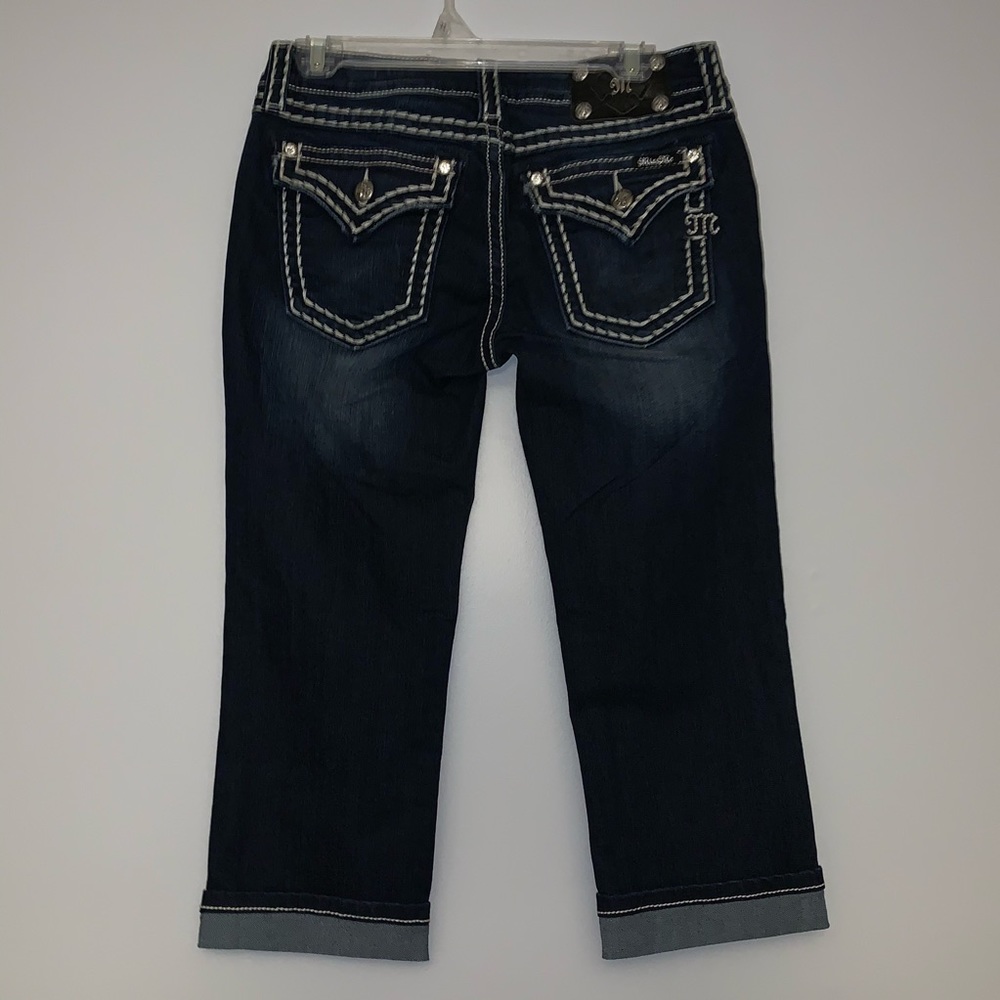 Miss Me signature cuffed capris - Picture 3 of 5